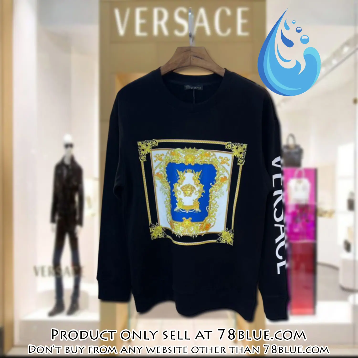Versace luxury ugly sweater for winter lzu1413 78b1637089